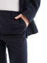 Фото #9 товара Mango tailored cigarette trousers in navy