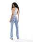 In The Style Petite straight leg jeans in bleach wash blue BLAU, 36 - фото #2