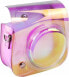 Pokrowiec LoveInstant Futerał Etui Pokrowiec Do Fujifilm Instax Mini 11 Fioletowy - Przezroczysty