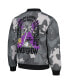 Men's and Women's Gray Los Angeles Lakers 2023/24 City Edition Camo Bomber Full-Zip Jacket