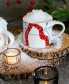 Snowman and Santa Stackable Mugs, Set of 4