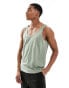 ASOS DESIGN vest in sage