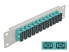 Delock 66794 - Fiber - SC - Aqua colour - Grey - Metal - Rack mounting - 1U