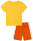 ფოტო #2 პროდუქტის Toddler Boys Just Do It Graphic Dri-FIT T-Shirt & Tricot Shorts, 2 Piece Set