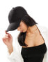 Фото #1 товара Accessorize cotton baseball cap in black