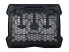 Фото #4 товара Подставка для ноутбука Conceptronic THANA06B 39.6 см (15.6") черная-синяя