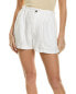 Bella Dahl Callie Ruffle Linen-Blend Short Women's M - фото #1