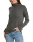 Фото #1 товара Kier + J Marled Turtleneck Cashmere Sweater Women's Green S