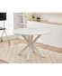 Фото #1 товара Mid-Century Dining Table for 4-6 people with Round MDF Top