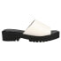 Фото #1 товара Dirty Laundry Respect Croc Platform Womens White Casual Sandals GRHO04QDS-40Z