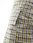 ASOS DESIGN fit cargo shorts in textured check print