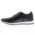 Zanzara Whitley ZZ1520L Mens Black Leather Lace Up Lifestyle Sneakers Shoes 13 Черный - фото #5