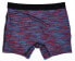 Фото #2 товара Saxx 285025 Men's Boxer Briefs Underwear Red/Blue Space Dye Small