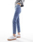 Фото #4 товара Pull&Bear comfort mom jean in medium blue