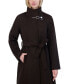 ფოტო #3 პროდუქტის Women's Wing-Collar Embellished Toggle Coat