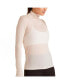 Фото #2 товара Regular Size Adult Women Washable Cashmere Turtleneck Long Sleeve T-Shirt