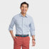 Фото #1 товара Men's Performance Dress Long Sleeve Button-Down Shirt - Goodfellow & Co