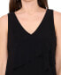 ფოტო #5 პროდუქტის Petite V-Neck Asymmetric-Ruffle Sleeveless Dress