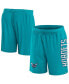 ფოტო #1 პროდუქტის Men's Teal Charlotte Hornets Post Up Mesh Shorts