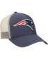 ფოტო #4 პროდუქტის Men's Navy New England Patriots Flagship MVP Snapback Hat