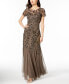 Фото #8 товара Women's Floral-Design Embellished Gown