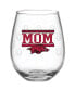 Фото #2 товара Arkansas Razorbacks 15 Oz Mom Stemless Wine Glass