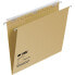 Фото #1 товара Файлы для детей FADE Hanging Folders Folio с местом для чека для длинного шкафа Kraft Eco пакет из 25 штук