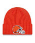 Фото #1 товара Big Boys and Girls Orange Cleveland Browns Core Classic Cuffed Knit Hat