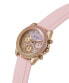 Фото #2 товара Guess Damen Armbanduhr Sparkling Pink Multifunktion 38 mm Rosa, Rosegold GW0032L4