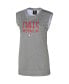 Фото #2 товара Women's Gray Kansas City Chiefs No Sweat Tank Top