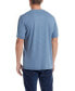 Фото #2 товара Men's Short Sleeve Melange Henley T-shirt