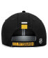 ფოტო #3 პროდუქტის Men's Black Pittsburgh Penguins Authentic Pro Rink Adjustable Hat