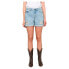 Фото #2 товара NOISY MAY Smiley Normal Waist Dest VI062LB denim shorts