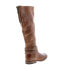 Фото #15 товара Bed Stu Eva F321120 Womens Brown Leather Zipper Knee High Boots