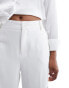 French Connection white combat cargo trouser in white