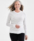 Women's Long Sleeve Crewneck Sweater, Created for Macy's