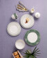 Фото #4 товара Hammock Stripes Rim Salad Plates, Set of 4
