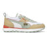 Фото #1 товара Puma Rider Fv Nyc Flagship Lace Up Womens White Sneakers Casual Shoes 39626801