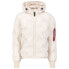 ALPHA INDUSTRIES Logo Puffer bomber jacket