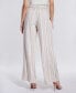 Women's Striped Wide-Leg Pants