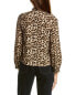 Gracia Leopard Top Women's Brown S