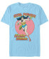 Фото #1 товара Men's Wonder Woman Girl Power Vintage-Inspired Distressed Short Sleeve T-shirt