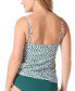 ფოტო #4 პროდუქტის Women's Stella Bra-Sized Tie-Hem Tankini Top