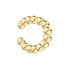 Gold-plated ball single earrings TJ-0143-E-11