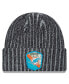 Фото #1 товара Men's Black Miami Dolphins 2023 Salute To Service Cuffed Knit Hat