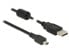 Фото #2 товара Delock 1.5m - USB 2.0-A/USB 2.0 Mini-B - 1.5 m - USB A - Mini-USB B - USB 2.0 - Male/Male - Black