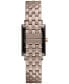 ფოტო #3 პროდუქტის Women's Signature Square Taupe Ceramic Bracelet Watch 26mm