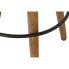 Фото #4 товара Табурет Home ESPRIT Коричневый Верблюжий Кожа Деревянный ротанг 42 x 42 x 76 cm