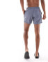 Hugo Dominica swim short in grey blue BLAU, S - W32 - фото #3