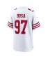 Фото #2 товара Men's Nick Bosa White San Francisco 49ers Player Game Jersey